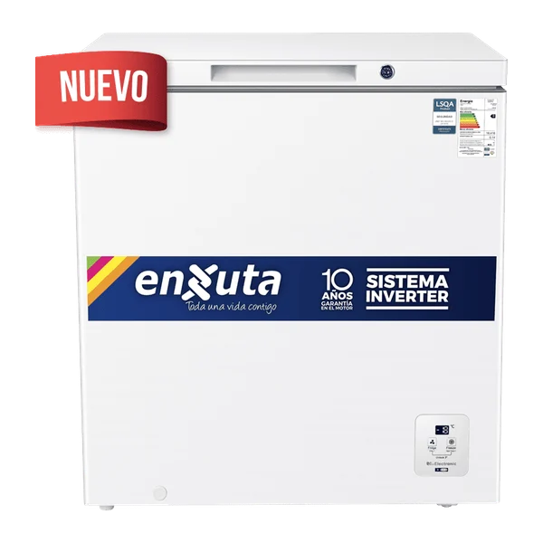Freezer Horizontal 198 Litros - Inverter | Enxuta FHENXi16200