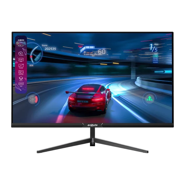 Monitor 27 Pulgadas Full HD Gamer Flat 165 Hz, 1 ms | Enxuta MGIENX2827-165F