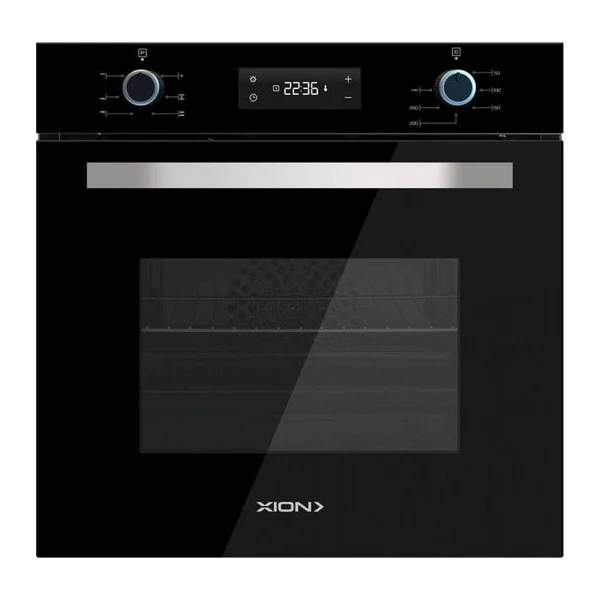 Horno de empotrar 60 cm digital  frente vidrio negro | XION XI-HDE80B