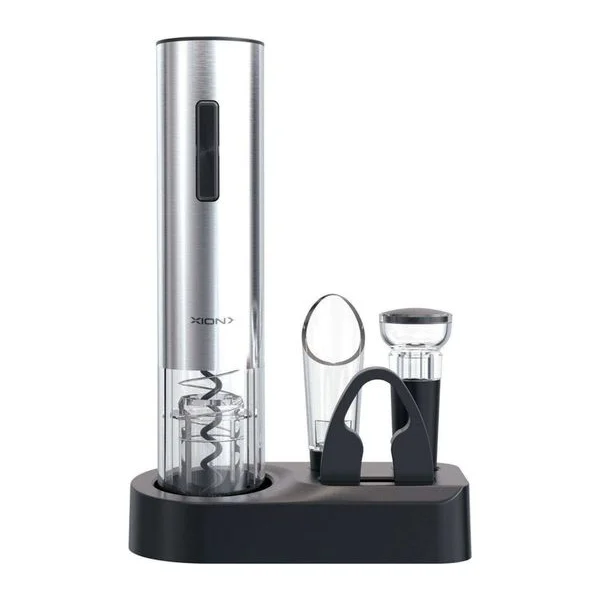Kit descorchador eléctrico recargable total inox | XION XI-WINE15