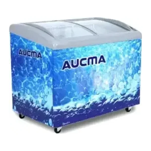 Freezer Horizontal Vidrio Curvo 282 Lts | Aucma SD-282
