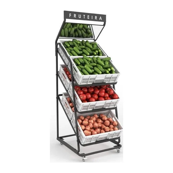 Frutero 6 Canastos con Espejo | Refrimate MFV