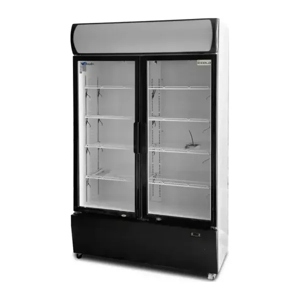Visicooler 2 puertas Batientes de Vidrio Templado Iccold FC-LS112AHA