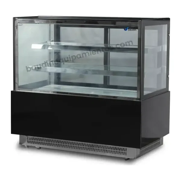 Vitrina Confitera Refrigerada 120 cm Kuma FC-500SA 2 Estantes Vidrio Principal