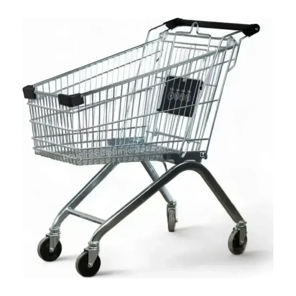 Carro de SuperMercado 100 Litros Kuma Negro Baudin Diagonal Principal