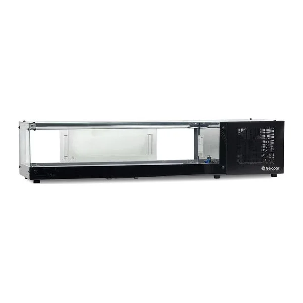 Vitrina Sobre Mostrador Refrigerada 1,4 m ideal sushi Gelopar GVRS-150 PR Principal