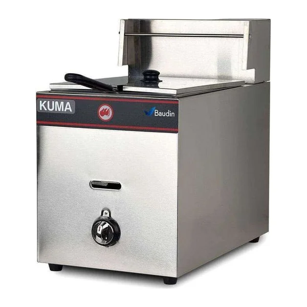 Freidora a gas Profesional 6 litros 1 Cuba con encendido Electrónico chispero GF-71