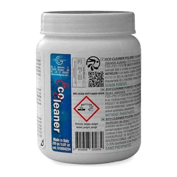 Polvo Detergente de Grupos de cafeteras Expresso Eco Cleaner la Cimballi