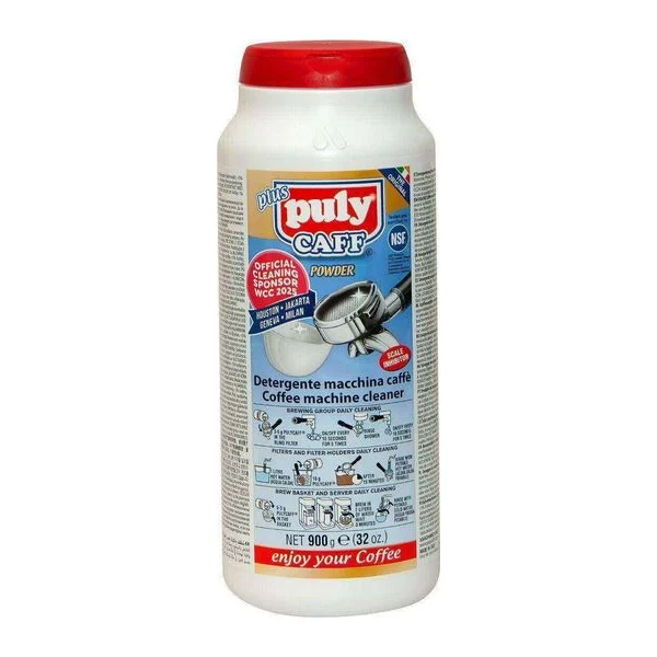 Detergente en Polvo 900 g para limpiar grupos de cafeteras expresso profesional