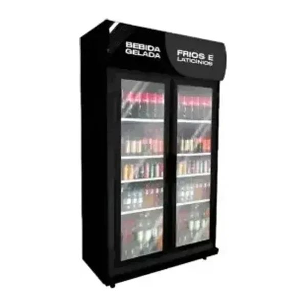 Visicooler 2 Puertas Negro 804 Lts | Klima 05B 0500.1