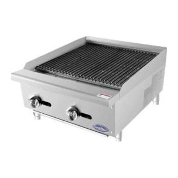 Parrilla de Acero Inox 60 cm Profesional | Cook Rite ATRC-24