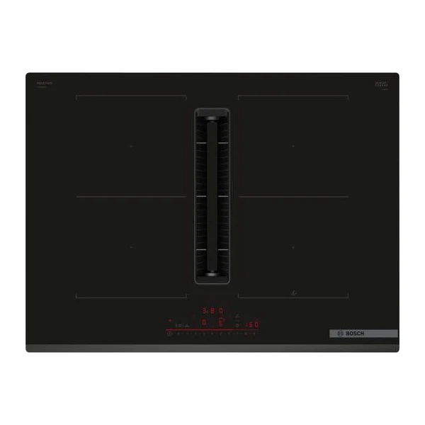 Anafe de inducción Bosch PVQ731H26E extractor integrado 622 m³/h
