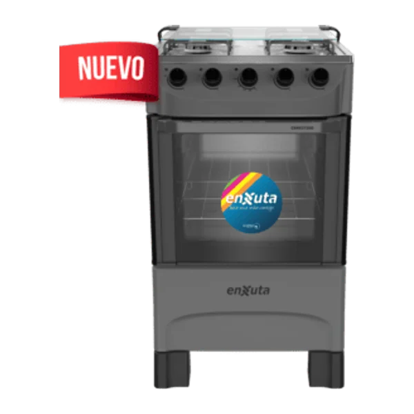 Cocina multigas 4 hornallas mesada inox | Enxuta CENX27200T