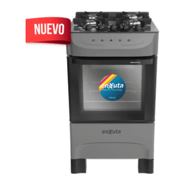 Cocina multigas 4 hornallas con mesada vidrio | Enxuta CENXV27543T