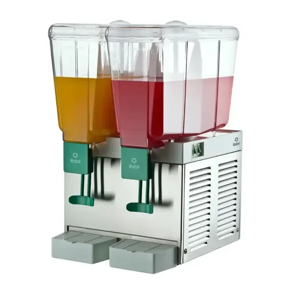 Dispensador de jugos 2 cubas 15 litros IBBL BSS2 Baudin
