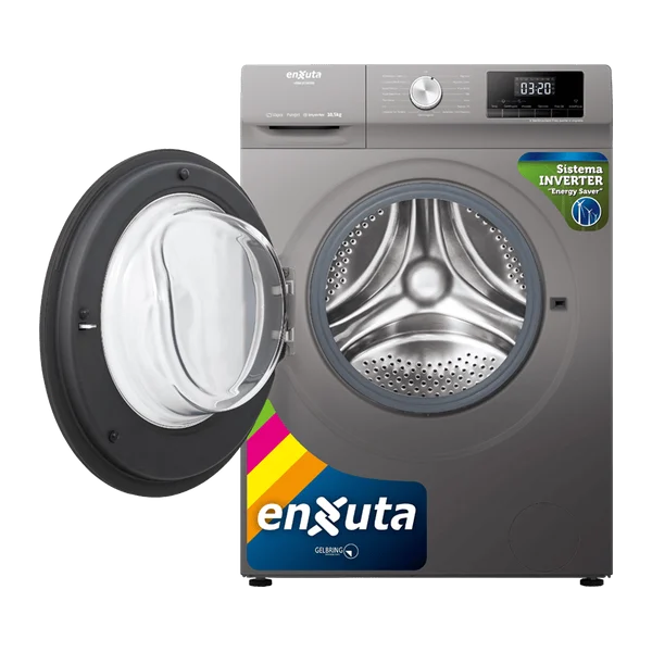 Lavarropa carga frontal 10,5 kg inverter | Enxuta LENX161050W