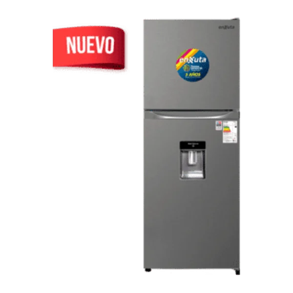 Refrigerador frío seco inverter 199 L inox con dispensador | Enxuta RENX1200DI