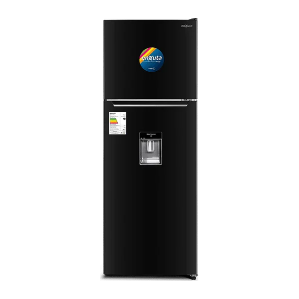 Refrigerador frío seco inverter 333 L negro con dispensador Enxuta RENX221350DN