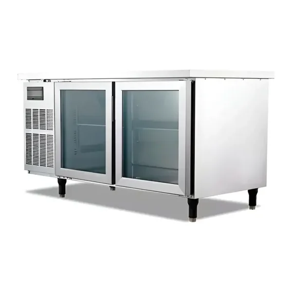 Bajo mostrador refrigerado 2 puertas vidrio 1.80m KUR-1880
