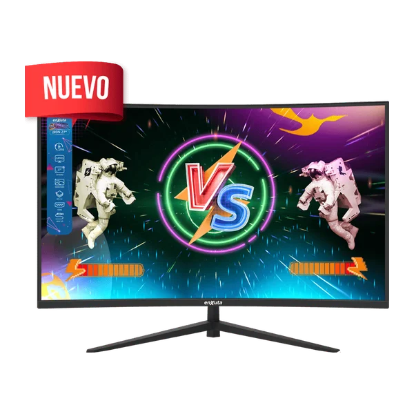 Monitor 27 Pulgadas Curvo Full HD Gamer | Enxuta MGIENX2827-165C