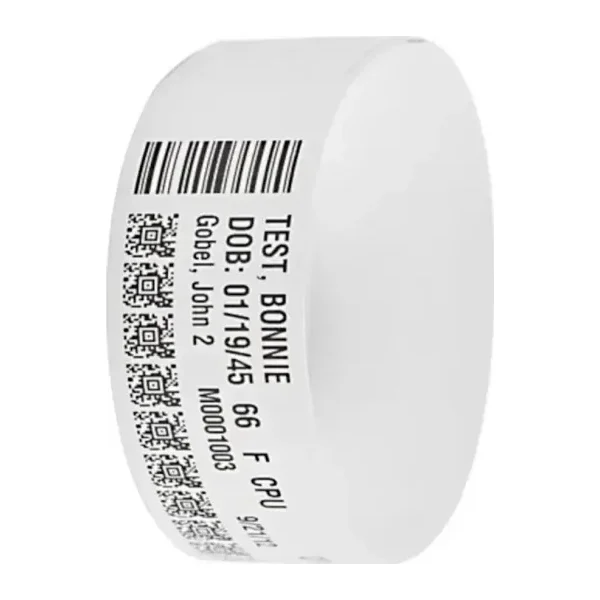 Pulseras rollo x 100 adultos blancas para LTT422 3nStar WB25279