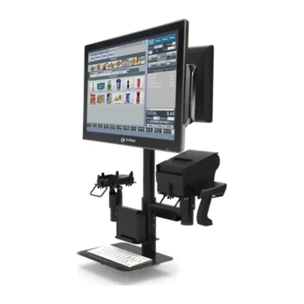 Soporte metalico doble monitor pos e impresora terminca todo en uno 3nstar POS MS System A