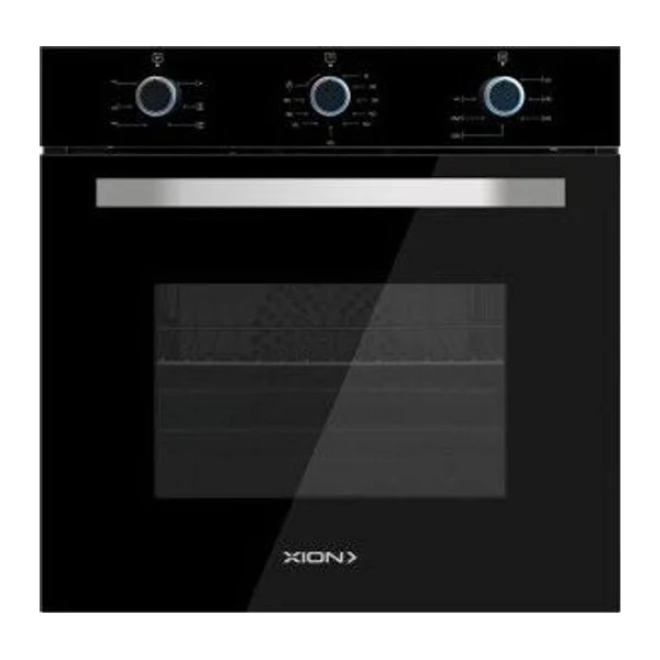 Horno de empotrar 60 cm mecánico frente vidrio negro | XION XI-HDE60B