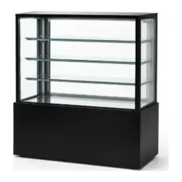 Vitrina confitera refrigerada 3 estantes base de mármol 1,2 m | Sanao BX-1200