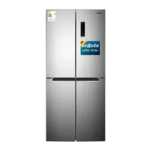 Heladera multidoor frío seco inverter de 426 litros en acero inox con control digital | Enxuta RENXMD22430I