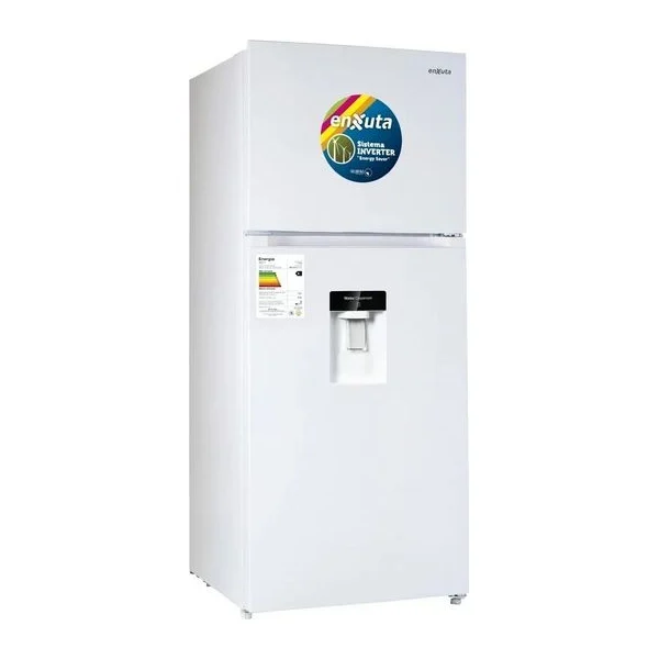 Refrigerador no frost Enxuta RENX410DW 409 litros inverter blanco con dispensador