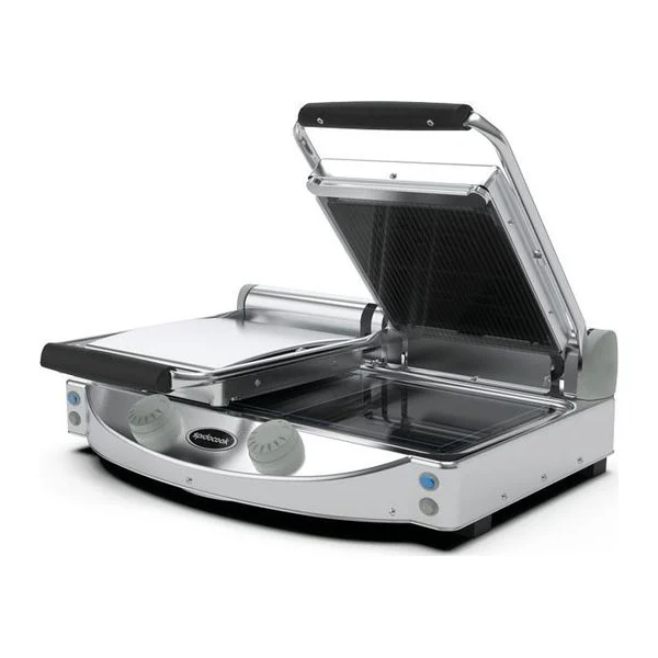 Sandwichera doble profesional vitrocerámica grillada | Spidocook SP020R